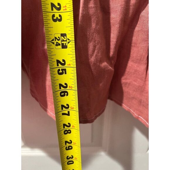 SANCIA Women THE LUCIE SHIRT linen Blouse Button Long Sleeve Reg L A000078 - Picture 12 of 12